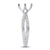 Thumbnail Image 2 of Diamond Engagement Ring Setting 1/4 ct tw Round 14K White Gold