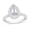 Thumbnail Image 0 of Diamond Ring Setting 1/2 ct tw Round-cut 14K White Gold