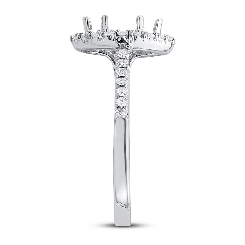 Diamond Engagement Ring Setting 1/2 ct tw 14K White Gold