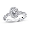 Thumbnail Image 3 of Diamond Ring Setting 1/3 ct tw Round 14K White Gold