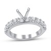 Diamond Ring Setting 3/4 ct tw Round-cut Platinum