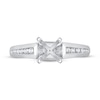 Thumbnail Image 2 of Diamond Ring Setting 1/4 ct tw Round-cut Platinum