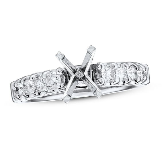 Chosen Diamond Engagement Ring 3/4 carat tw Round 14K White Gold