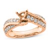 Thumbnail Image 0 of Diamond Engagement Ring Setting 1/2 ct tw Round 14K Rose Gold