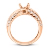 Thumbnail Image 1 of Diamond Engagement Ring Setting 1/2 ct tw Round 14K Rose Gold