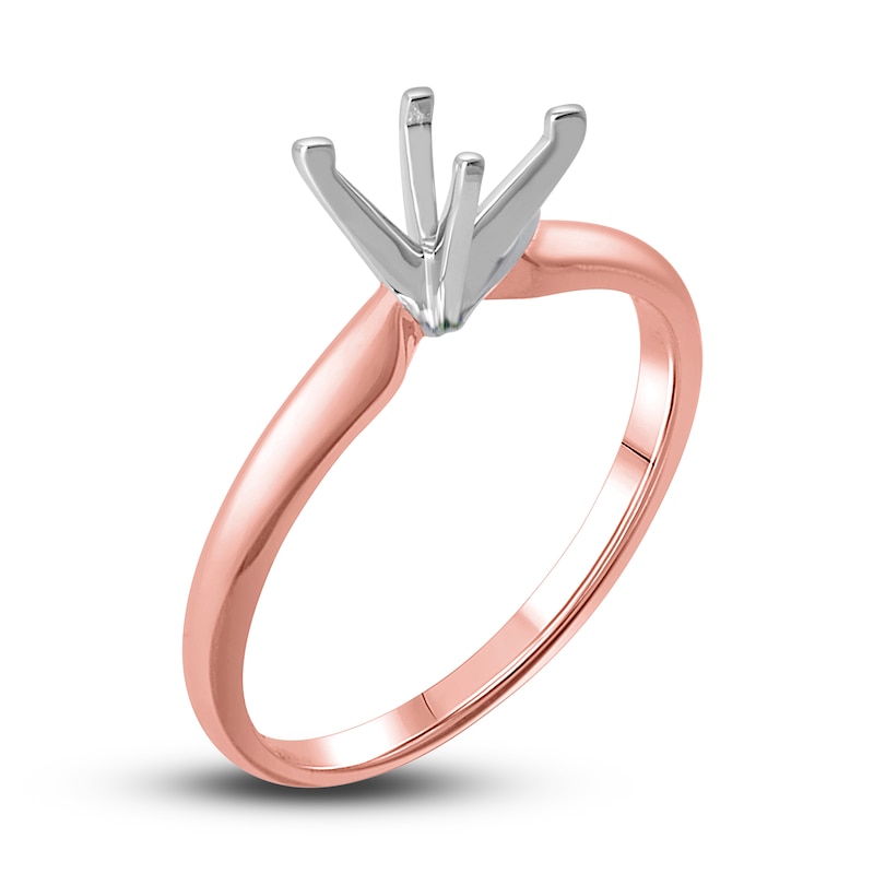 Main Image 2 of Solitaire Ring Setting 14K Rose Gold