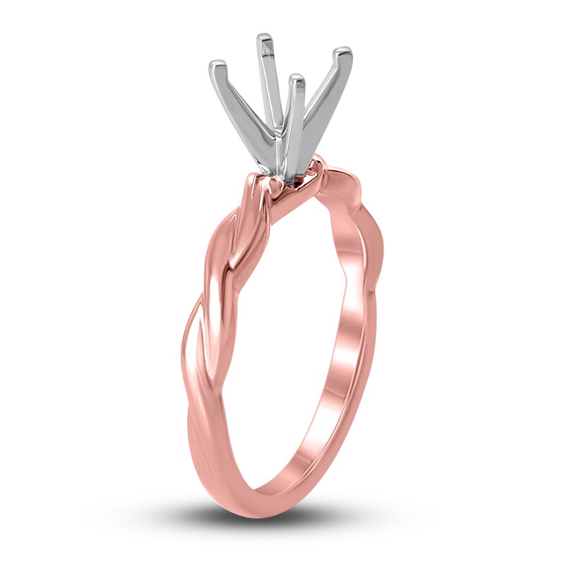 Main Image 2 of Solitaire Ring Setting 14K Rose Gold