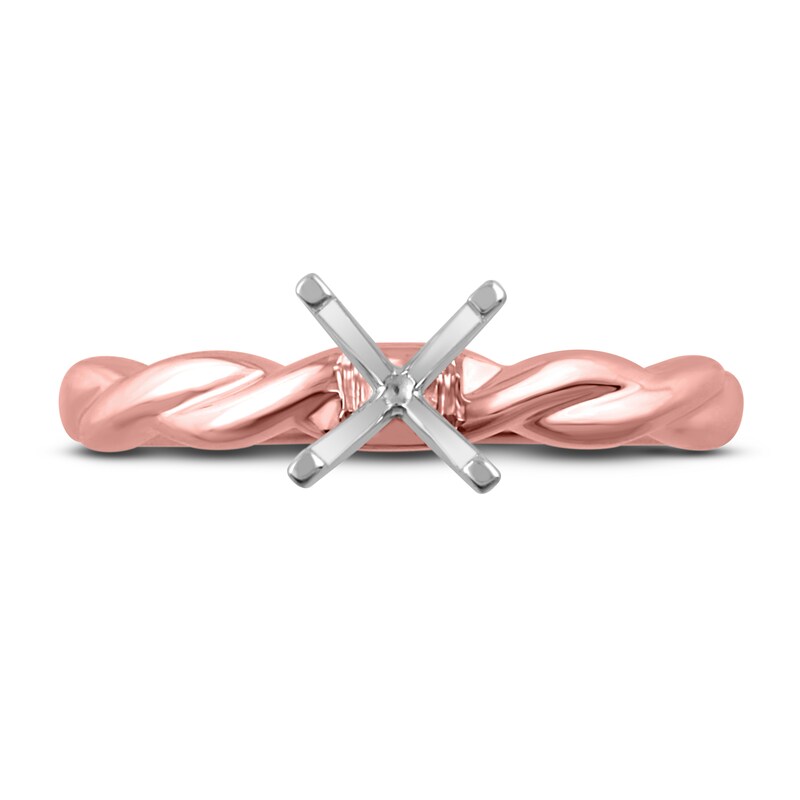 Main Image 3 of Solitaire Ring Setting 14K Rose Gold