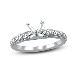 Diamond Ring Setting 14K White Gold