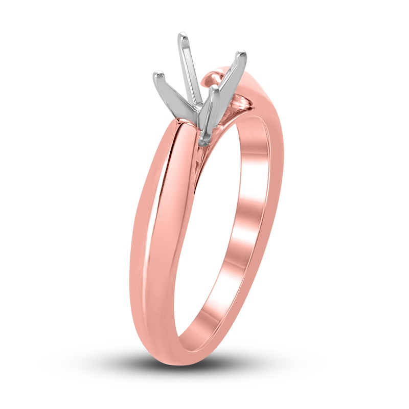Main Image 2 of Solitaire Ring Setting 14K Rose Gold