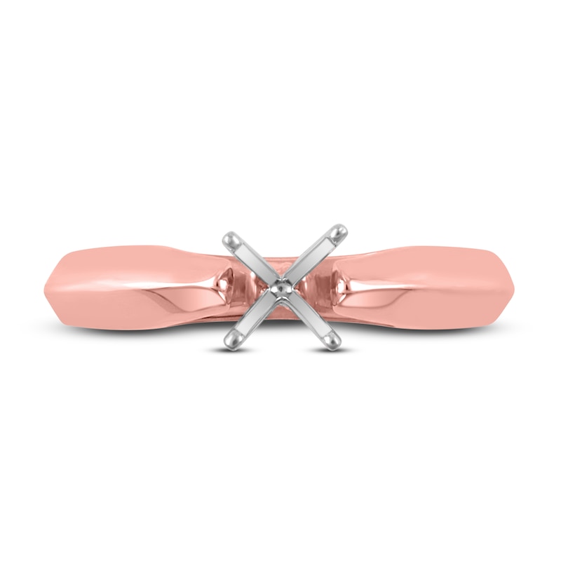 Main Image 3 of Solitaire Ring Setting 14K Rose Gold