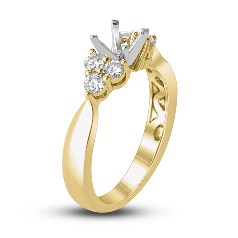 Main Image 2 of Diamond Ring Setting 3/8 ct tw Round 14K Yellow Gold