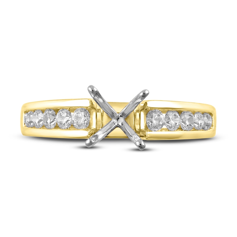 Main Image 3 of Diamond Ring Setting 1/2 ct tw Round 14K Yellow Gold