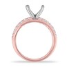 Thumbnail Image 1 of Diamond Ring Setting 5/8 ct tw Round 14K Rose Gold