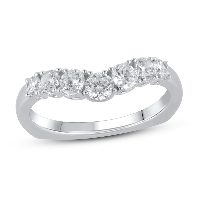 Main Image 1 of Diamond Enhancer Ring 3/4 ct tw Round 18K White Gold