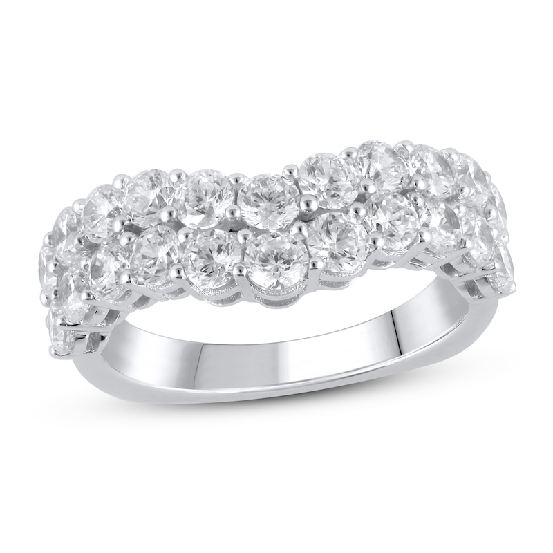 Main Image 1 of Diamond Enhancer Ring 2 ct tw Round 18K White Gold