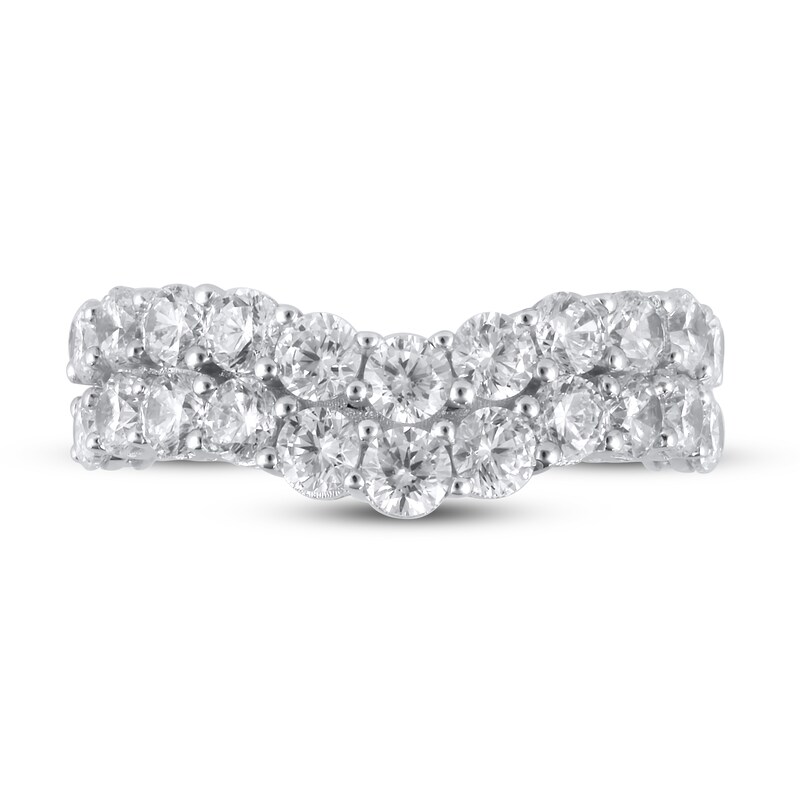 Main Image 3 of Diamond Enhancer Ring 2 ct tw Round 18K White Gold