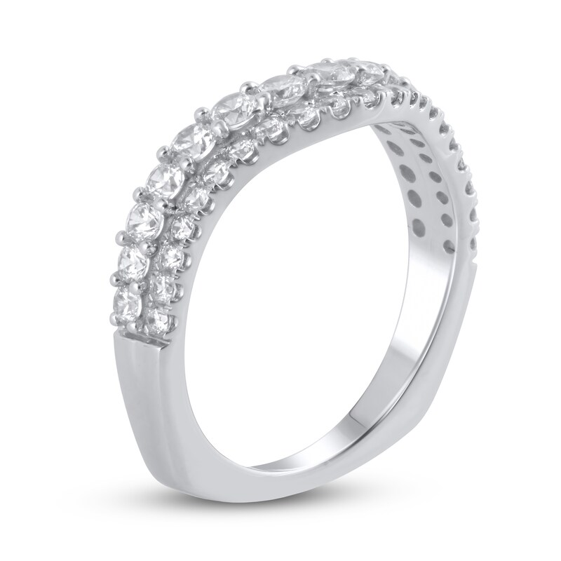 Main Image 2 of Diamond Enhancer Ring 1 ct tw Round 18K White Gold