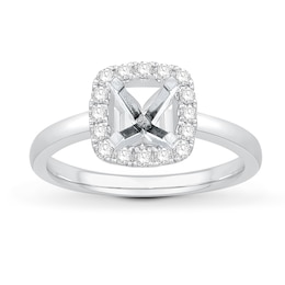 Diamond Engagement Ring Setting 1/4 ct tw Round Platinum