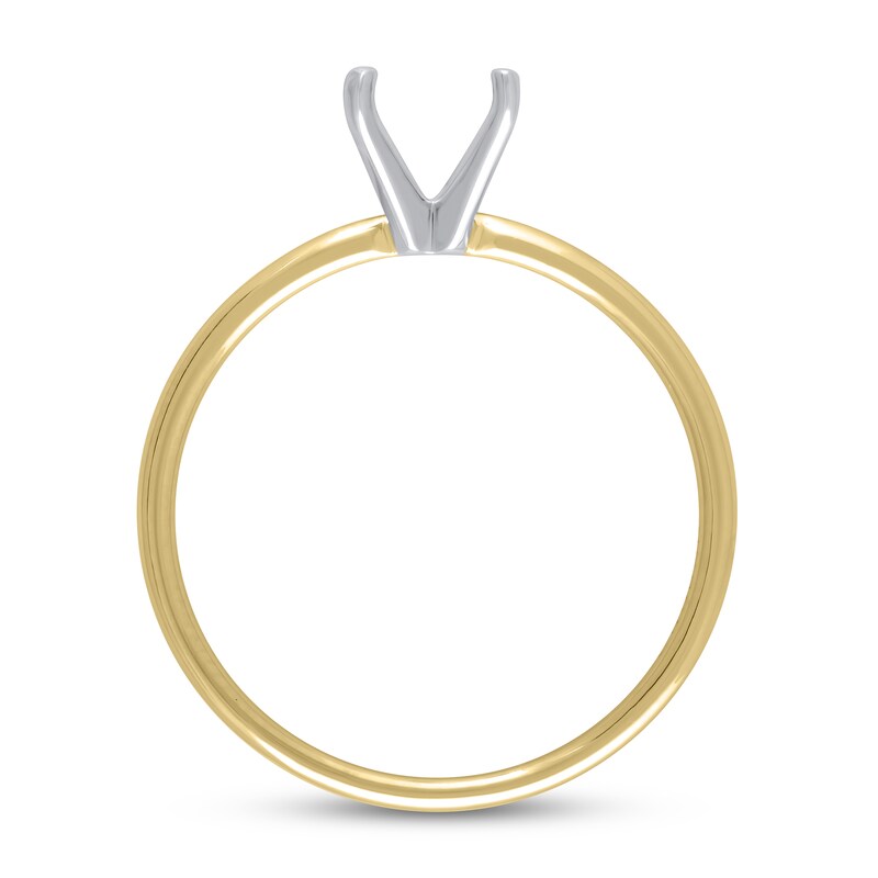 Main Image 3 of Solitaire Ring Setting 14K Yellow Gold