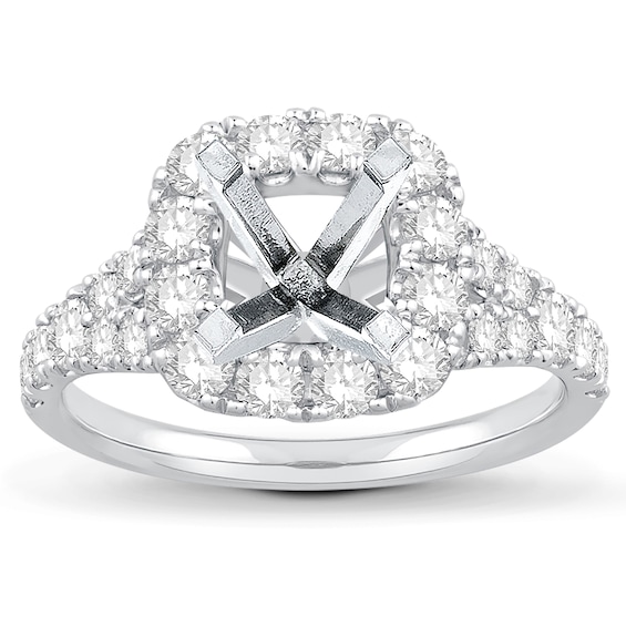 Chosen Diamond Engagement Ring Setting 1-1/5 ct tw Round Platinum