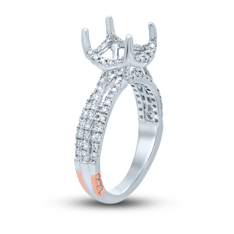 Main Image 2 of Pnina Tornai Diamond Engagement Ring Setting 5/8 ct tw Round 14K White Gold