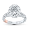 Thumbnail Image 0 of Pnina Tornai About Time Diamond Engagement Ring Setting 1 ct tw Round 14K White Gold