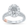 Thumbnail Image 0 of Pnina Tornai About Time Diamond Engagement Ring Setting 1 ct tw Round 14K White Gold