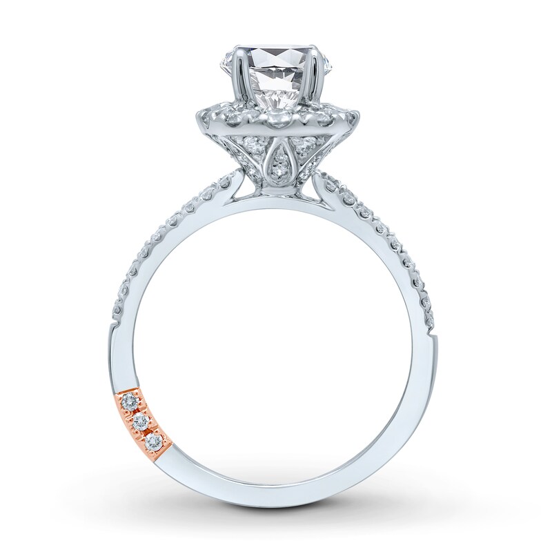 Main Image 2 of Pnina Tornai About Time Diamond Engagement Ring Setting 1 ct tw Round 14K White Gold
