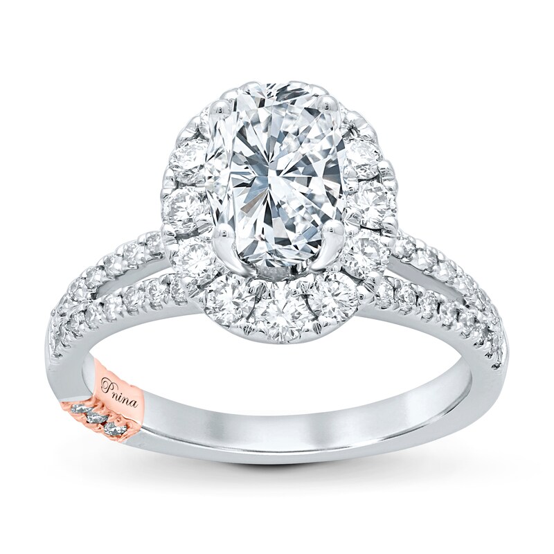 Main Image 3 of Pnina Tornai About Time Diamond Engagement Ring Setting 1 ct tw Round 14K White Gold