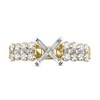 Thumbnail Image 2 of Diamond Engagement Ring Setting 1 ct tw Round 18K Yellow Gold