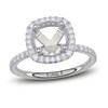 Thumbnail Image 1 of Michael M Diamond Engagement Ring Setting 1/2 ct tw Round 18K White Gold