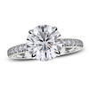 Thumbnail Image 0 of Michael M Diamond Engagement Ring Setting 1/3 ct tw Round 18K White Gold (Center diamond is sold separately)
