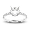 Thumbnail Image 1 of Michael M Diamond Engagement Ring Setting 1/3 ct tw Round 18K White Gold (Center diamond is sold separately)