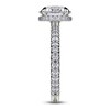 Thumbnail Image 2 of Michael M Diamond Engagement Ring Setting 1/3 ct tw Round 18K White Gold (Center diamond is sold separately)
