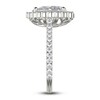 Thumbnail Image 2 of Michael M Diamond Engagement Ring Setting 5/8 ct tw Round 18K White Gold (Center diamond is sold separately)