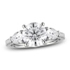 Thumbnail Image 0 of Michael M Diamond Engagement Ring Setting 7/8 ct tw Round/Pear 18K White Gold (Center diamond is sold separately)