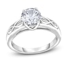 Thumbnail Image 0 of Diamond Solitaire Infinity Engagement Ring 1/4 ct tw Round 14K White Gold (I2/I)