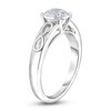 Thumbnail Image 2 of Diamond Solitaire Infinity Engagement Ring 1/4 ct tw Round 14K White Gold (I2/I)