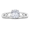 Thumbnail Image 2 of Diamond Solitaire Infinity Engagement Ring 1/4 ct tw Round 14K White Gold (I2/I)