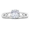 Thumbnail Image 3 of Diamond Solitaire Infinity Engagement Ring 1/4 ct tw Round 14K White Gold (I2/I)
