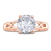 Thumbnail Image 2 of Diamond Solitaire Infinity Engagement Ring 1-1/2 ct tw Round 14K Rose Gold (I2/I)