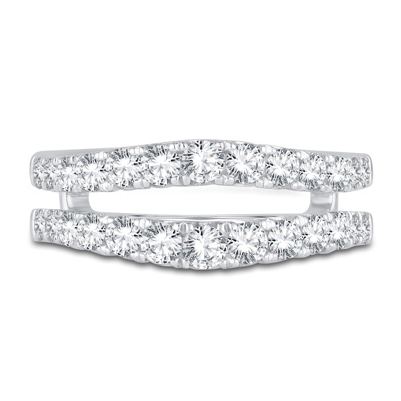 Main Image 3 of Diamond Enhancer Ring 1 ct tw Round 14K White Gold
