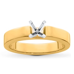 Diamond Engagement Ring Setting 14K Yellow Gold