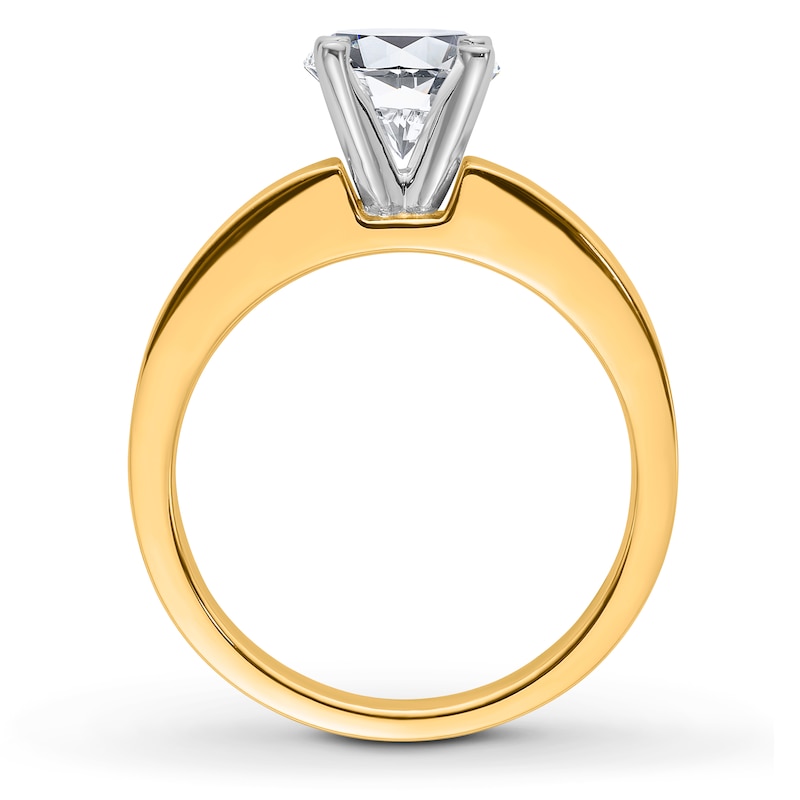 Main Image 2 of Diamond Engagement Ring Setting 14K Yellow Gold