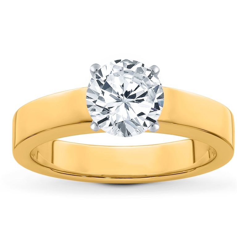 Diamond Engagement Ring Setting 14K Yellow Gold