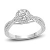 Thumbnail Image 1 of Diamond Engagement Ring 3/4 ct tw Round 10K White Gold