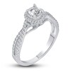 Thumbnail Image 2 of Diamond Engagement Ring 3/4 ct tw Round 10K White Gold