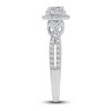 Thumbnail Image 3 of Diamond Engagement Ring 3/4 ct tw Round 10K White Gold