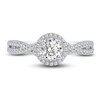 Thumbnail Image 4 of Diamond Engagement Ring 3/4 ct tw Round 10K White Gold